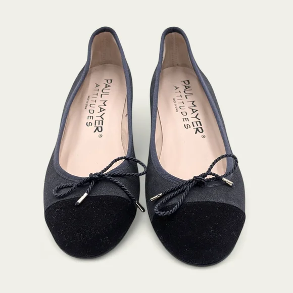 PAUL MAYER - BRAVO Black Ballet Flats_W Size 7 - Picture 6 of 13